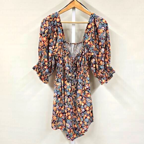 Free People Medium Shorts Romper